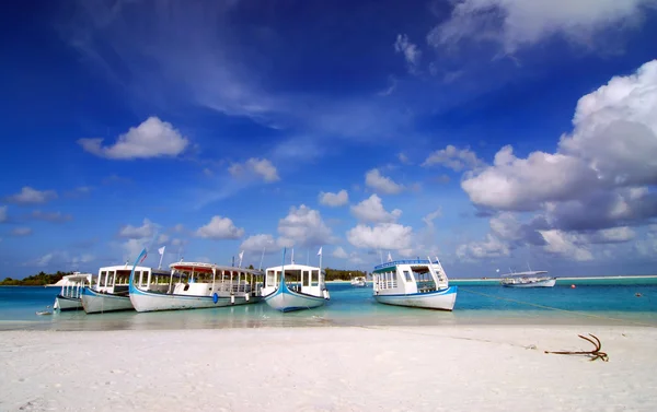 Мальдивский порт — стоковое фото