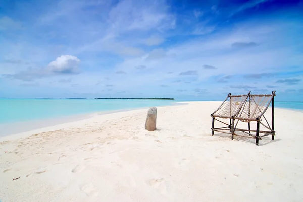 해변 의자 — 스톡 사진