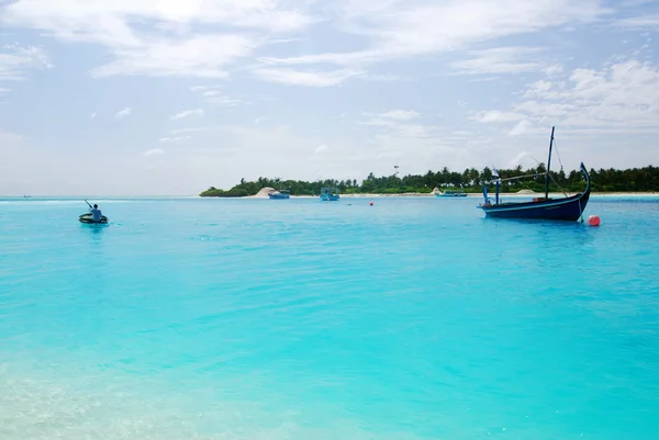 Puerto en las Maldivas —  Fotos de Stock