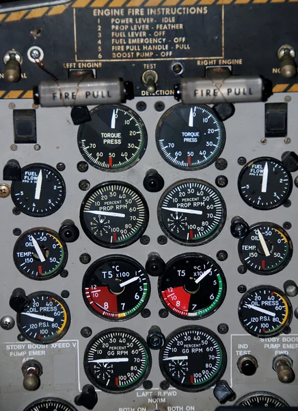 Airplaine コックピット — ストック写真