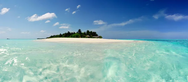 Ilha nas Maldivas — Fotografia de Stock