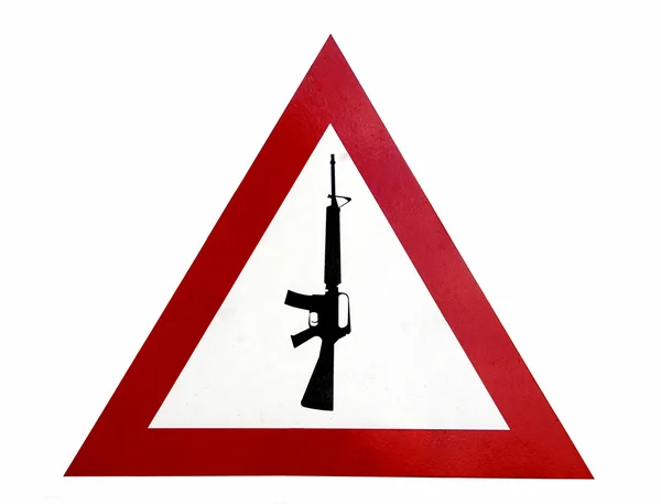 Оружие запрещено — стоковое фото