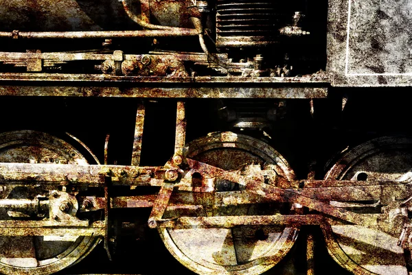 Grunge τρένο — Φωτογραφία Αρχείου