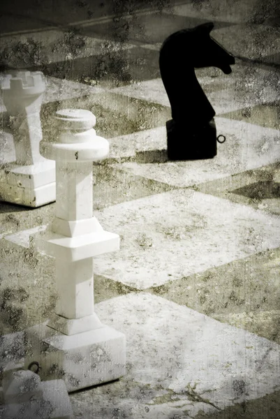 Spela schack — Stockfoto