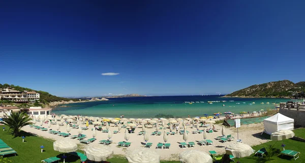 Prachtig Panoramisch Uitzicht Het Strand Sardinië — Stockfoto