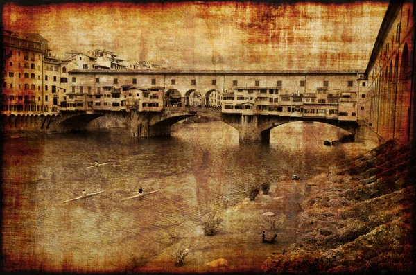 老桥的记忆 — 图库照片