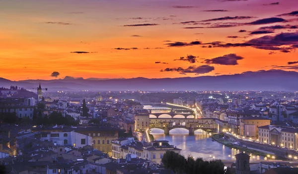 Sunset in Florence — Stock Photo, Image