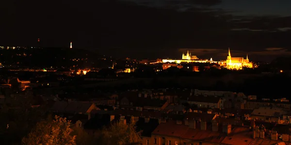 Praga de noche — Foto de Stock
