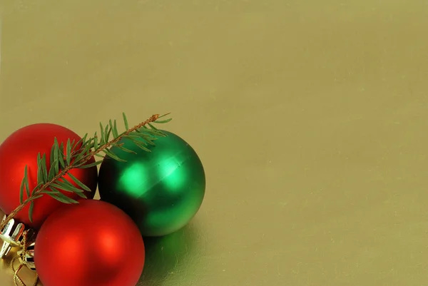 クリスマス ボール フレーム — ストック写真