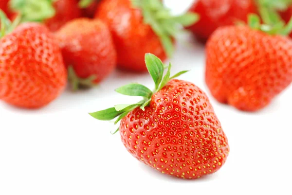 Many strawberries fruits Stock Photo