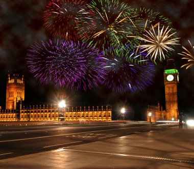 New Year in London clipart