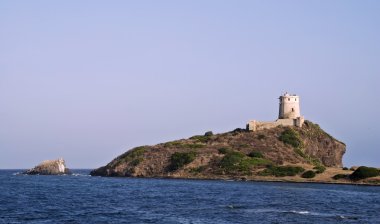 Sardinian lighthouse clipart