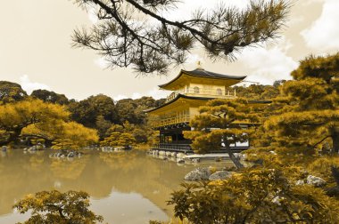 Golden Kinkaku-ji clipart