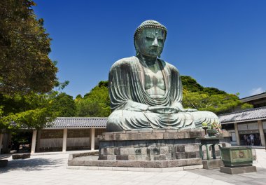 Buddha in Kamakura clipart