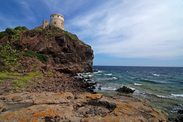 Сардинский маяк — стоковое фото