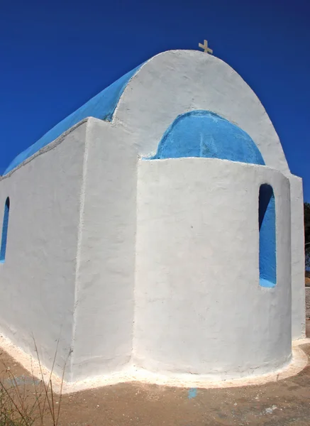 Igreja grega típica — Fotografia de Stock