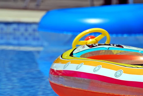 Toys in the pool — Stock Photo, Image