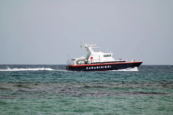 stock image Italian police ship