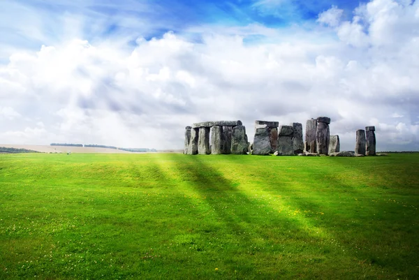 Raios solares sobre Stonehenge — Fotografia de Stock