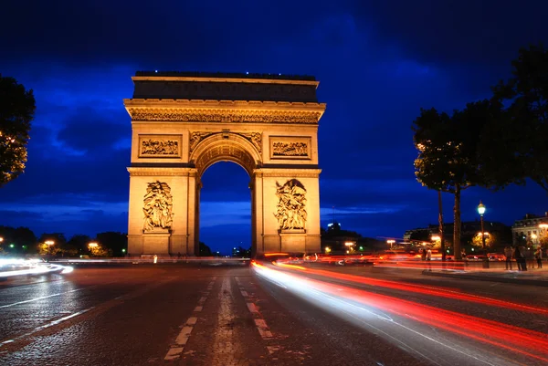 Triumph arch, gece — Stok fotoğraf