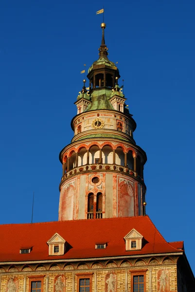 Cesky Krumlov Tower — Stockfoto