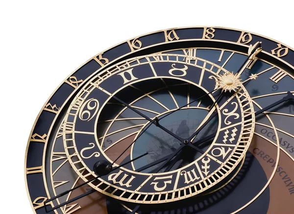 Detalhe do relógio astronômico — Fotografia de Stock