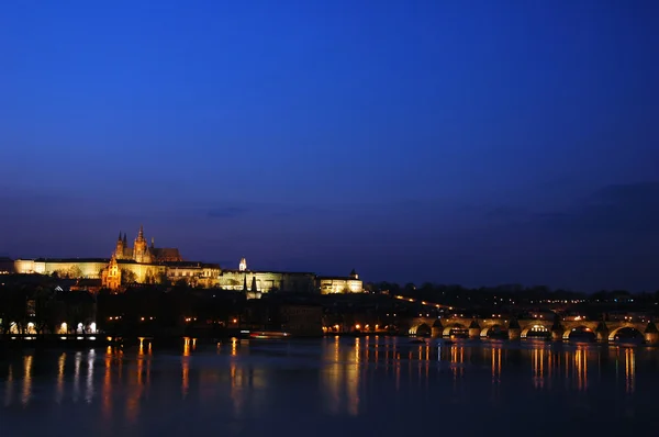 Prag nach Sonnenuntergang — Stockfoto