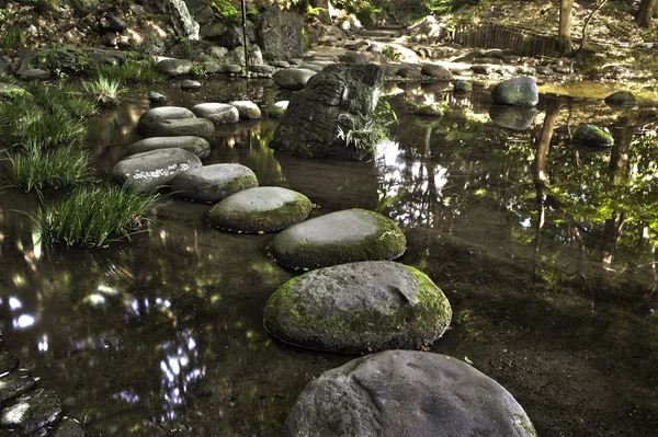 Camino zen piedra — Foto de Stock