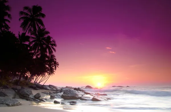Východ slunce na Srí Lance — Stock fotografie
