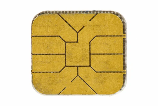 Credit card chip — Stock Photo, Image