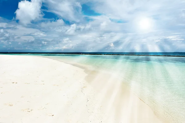 Mar e Maldivas — Fotografia de Stock