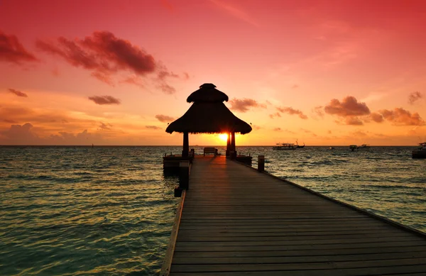 Zonsondergang in het paradijs — Stockfoto