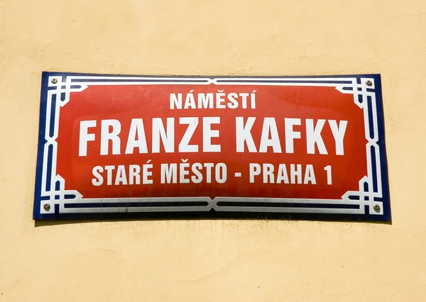 stock image Square of Franz Kafka