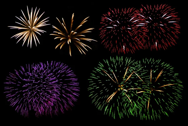 Set di fuochi d'artificio — Foto Stock