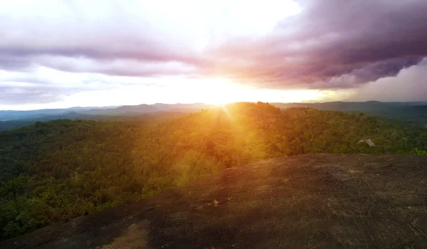Pôr do sol no Sri Lanka — Fotografia de Stock