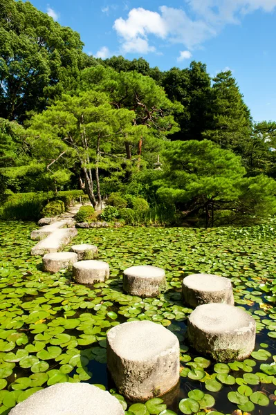 Camino zen piedra — Foto de Stock