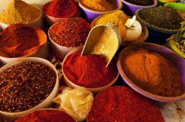 Spice market clipart