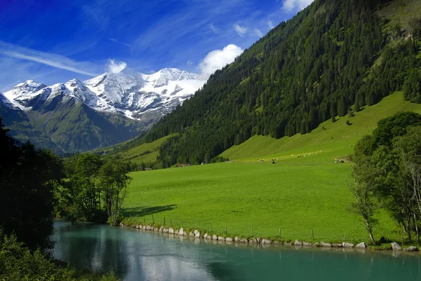 Альпийское озеро — стоковое фото