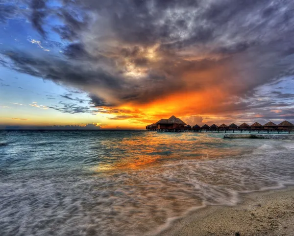 Sunset in the paradise — Stock Photo, Image