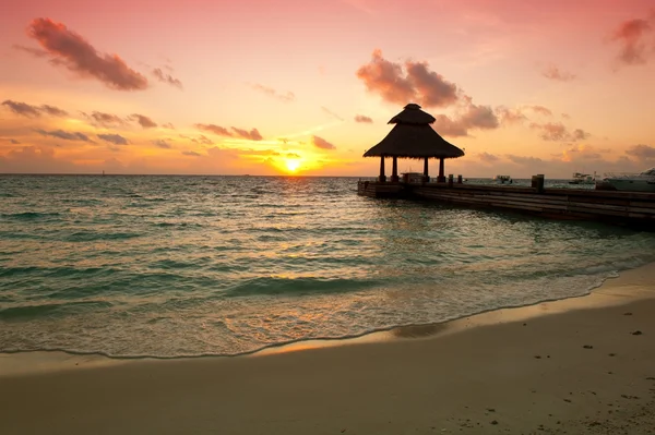 Sunset in the paradise — Stock Photo, Image