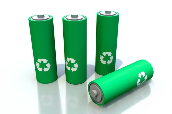 Baterias recarregáveis — Fotografia de Stock