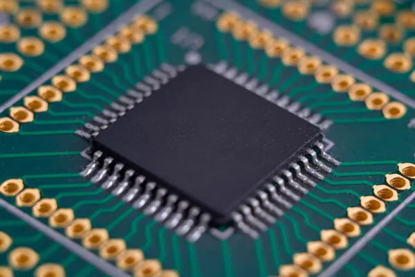 High-tech chip — Stok fotoğraf