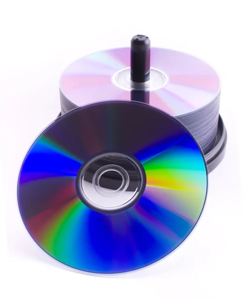 Lo stack compact disc — Foto Stock