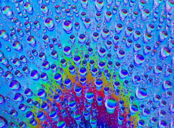 多彩多姿的水滴 — 图库照片