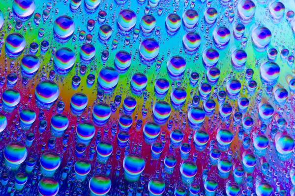 Picături multicolore de apă — Fotografie, imagine de stoc