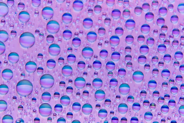 Bicolor krople wody — Zdjęcie stockowe