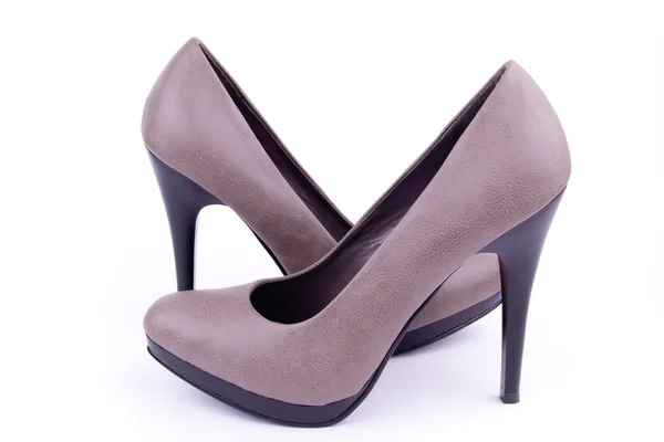 Par de zapatos de mujer transversalmente — Foto de Stock
