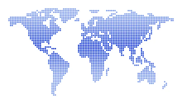 World map of circles — Stock Photo, Image