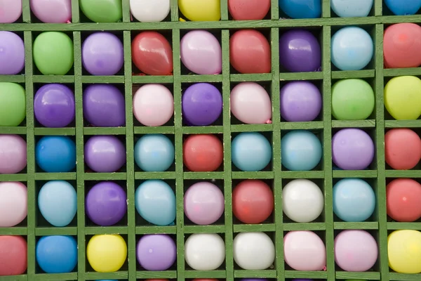 Různobarevné kuličky překlenutí vzduch — Stock fotografie