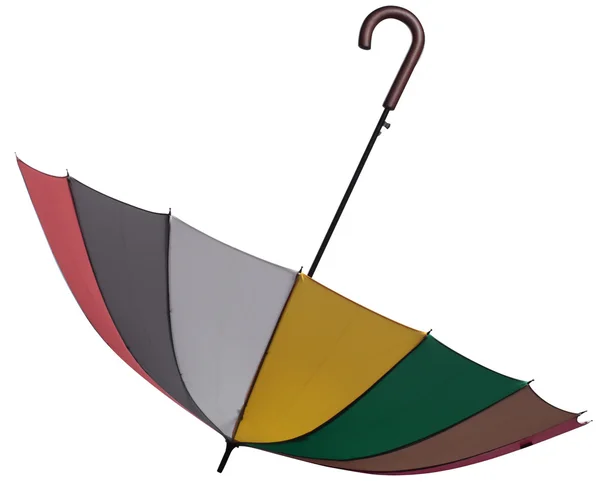 stock image Silhouette of an open umbrella